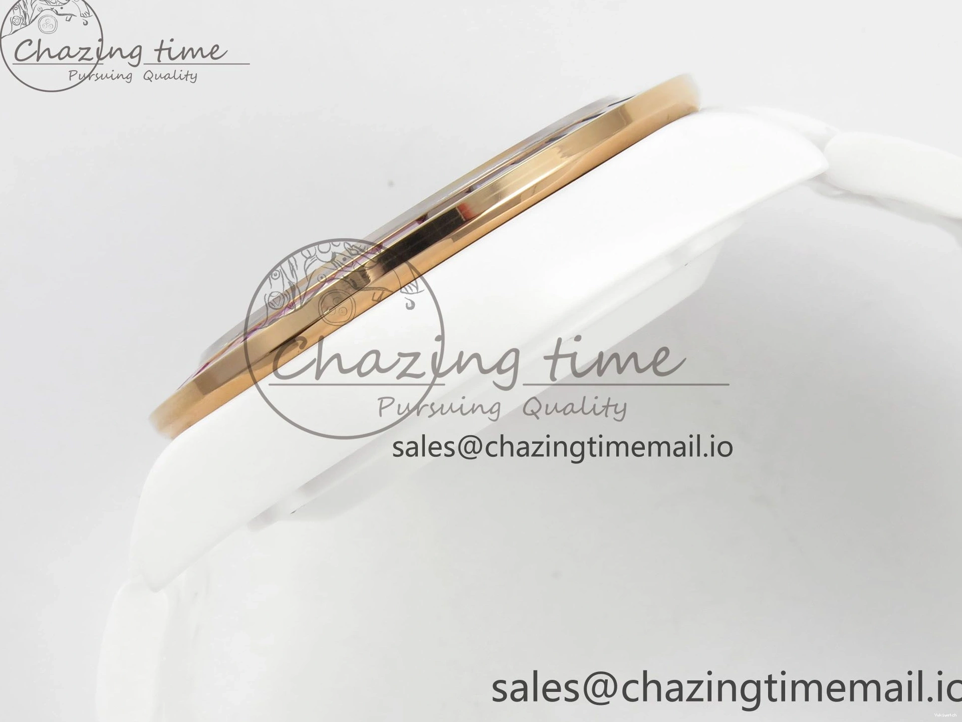 White SONIC Case Black Rainbow Daytona Bezel SA4130 Best and Rainbow Bracelet Dial Edition Ceramic 0113